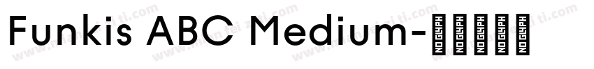 Funkis ABC Medium字体转换